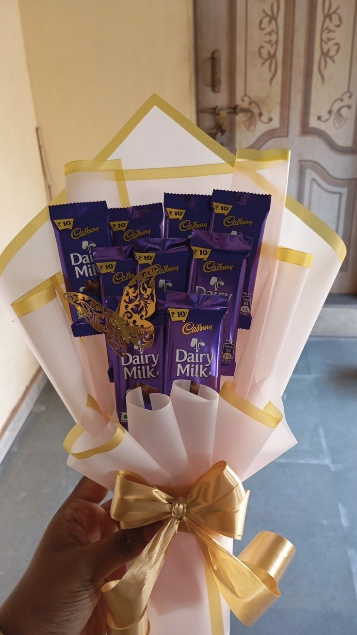 Dairy milk chocolate bouquet