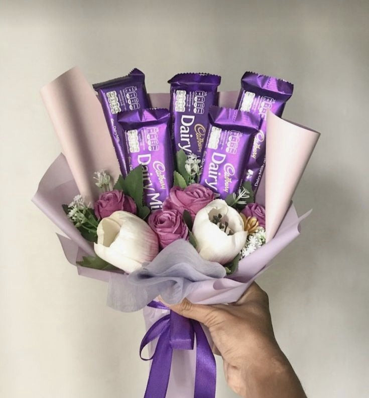 Dairy milk chocolate bouquet