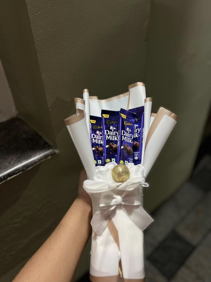 Dairy milk chocolate bouquet
