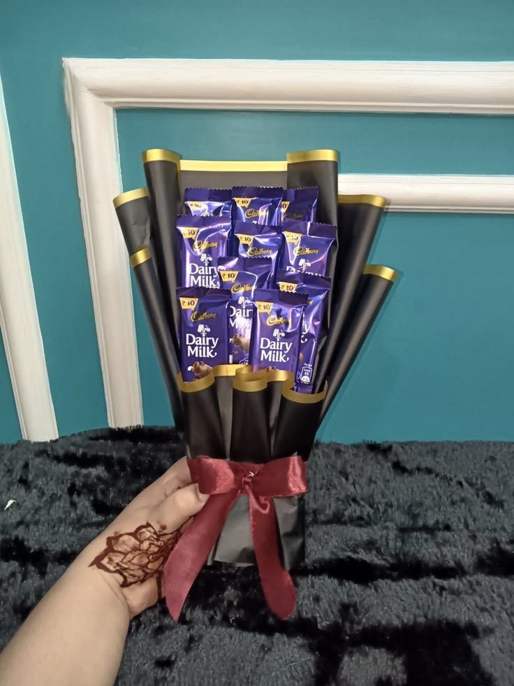Dairy milk chocolate bouquet