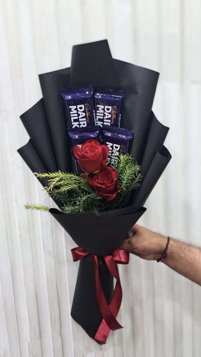 Dairy milk chocolate bouquet