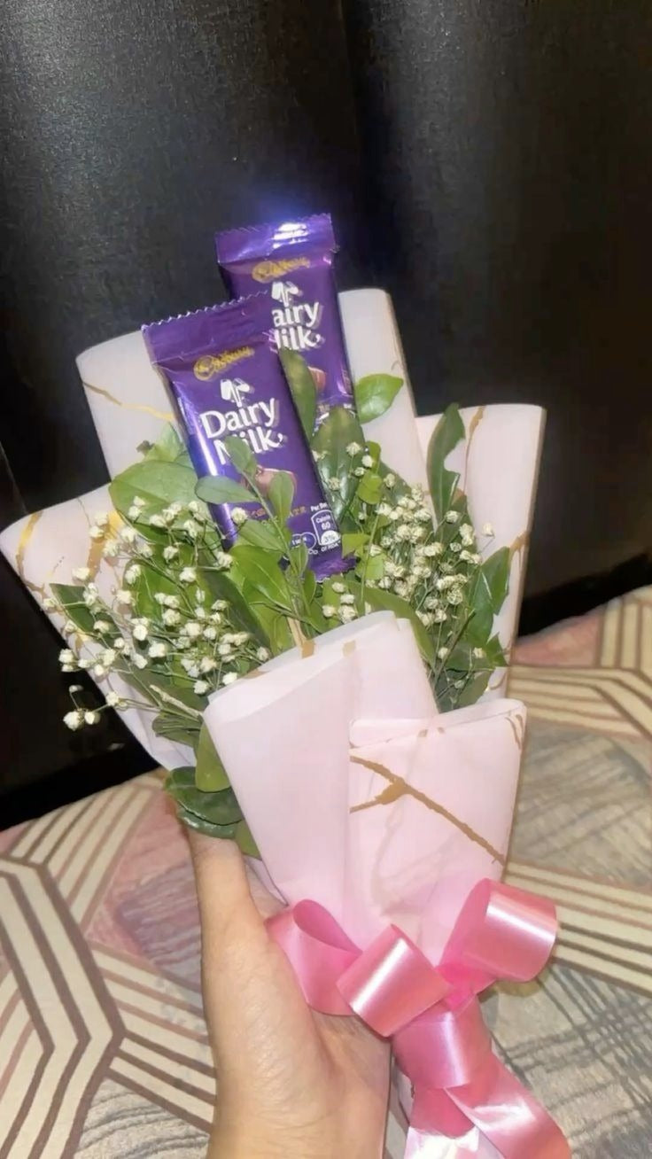 Dairy milk chocolate bouquet