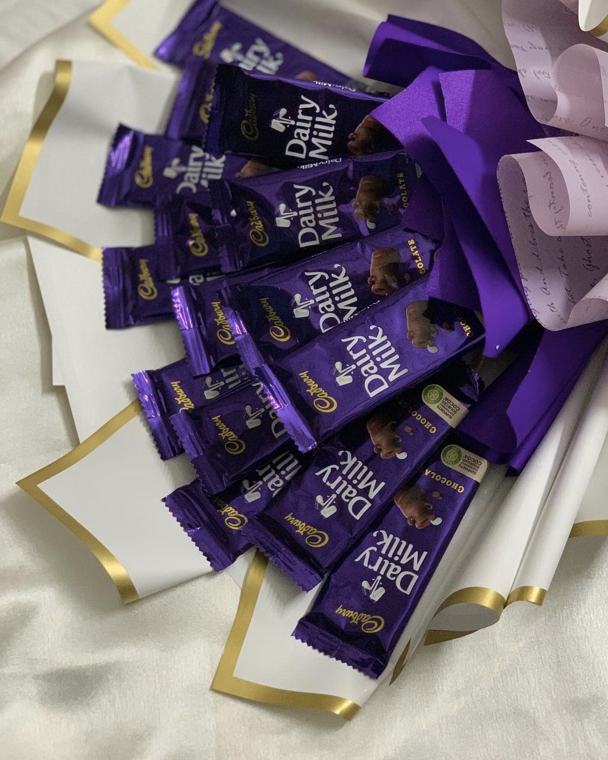 Dairy milk chocolate bouquet